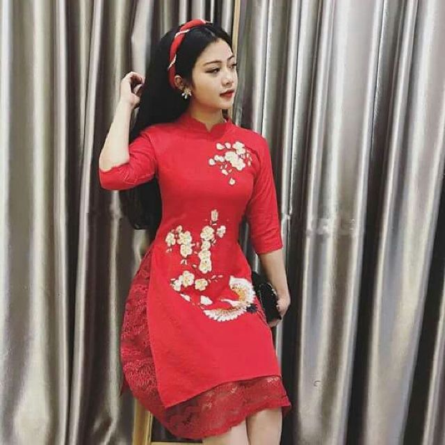 4 mẫu áo dài cách tân đẹp và cực hot cho tết 2019 37 - 4 mẫu áo dài cách tân đẹp và cực hot cho tết 2019, - áo dài cách tân, áo dài cách tân cô ba Sài Gòn, áo dài cách tân cổ điển, áo dài cách tân đẹp, áo dài cách tân hoa, áo dài cách tân tết, áo dài cách tân tết 2019, áo dài cách tân thêu hoa, mẫu áo dài cách tân đẹp - Mỹ phẩm làm đẹp, trang điểm, chăm sóc da hiệu quả an toàn Mẫu áo dài cách tân đẹp