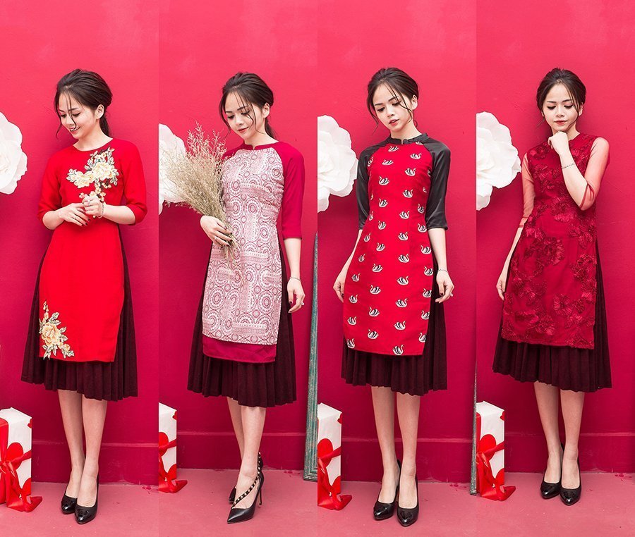 4 mẫu áo dài cách tân đẹp và cực hot cho tết 2019 42 - 4 mẫu áo dài cách tân đẹp và cực hot cho tết 2019, - áo dài cách tân, áo dài cách tân cô ba Sài Gòn, áo dài cách tân cổ điển, áo dài cách tân đẹp, áo dài cách tân hoa, áo dài cách tân tết, áo dài cách tân tết 2019, áo dài cách tân thêu hoa, mẫu áo dài cách tân đẹp - Mỹ phẩm làm đẹp, trang điểm, chăm sóc da hiệu quả an toàn Mẫu áo dài cách tân đẹp