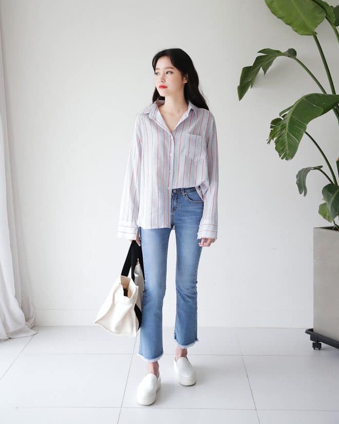 5 mẫu quần nữ đẹp các nàng sành điệu nên có sẵn trong tủ đồ 40 - 5 mẫu quần nữ đẹp các nàng sành điệu nên có sẵn trong tủ đồ, - mẫu quần nữ đẹp, quần jeans, quần legging, quần nữ, quần nữ đẹp, quần ống rộng, quần short, quần tây, thời trang, thời trang nữ - Mỹ phẩm làm đẹp, trang điểm, chăm sóc da hiệu quả an toàn Quần nữ