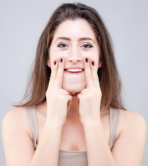Bài tập massage cho nâng cơ má Bài tập massage cho nâng cơ má