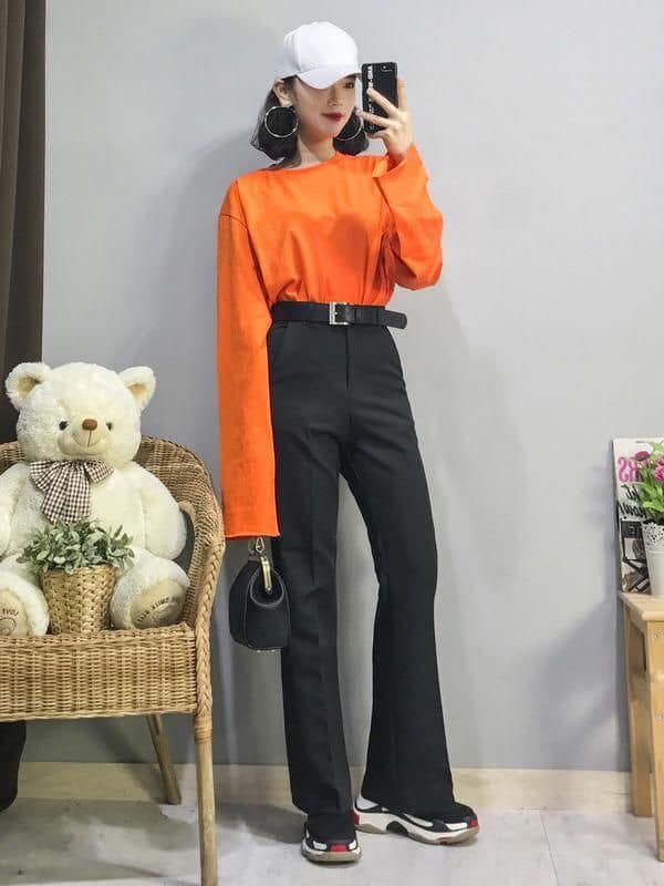 5 cách phối đồ đẹp với quần tây nữ cực xinh xắn 48 - 5 cách phối đồ đẹp với quần tây nữ cực xinh xắn, - áo blazer, áo dài tay, áo sơ mi, áo thun, áo trễ vai, cách phối đồ đẹp, cách phối đồ đẹp với quần tây, quần tây nữ - Mỹ phẩm làm đẹp, trang điểm, chăm sóc da hiệu quả an toàn Quần tây nữ