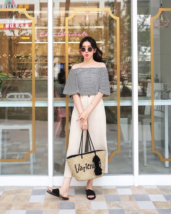 5 cách phối đồ đẹp với quần tây nữ cực xinh xắn 51 - 5 cách phối đồ đẹp với quần tây nữ cực xinh xắn, - áo blazer, áo dài tay, áo sơ mi, áo thun, áo trễ vai, cách phối đồ đẹp, cách phối đồ đẹp với quần tây, quần tây nữ - Mỹ phẩm làm đẹp, trang điểm, chăm sóc da hiệu quả an toàn Quần tây nữ