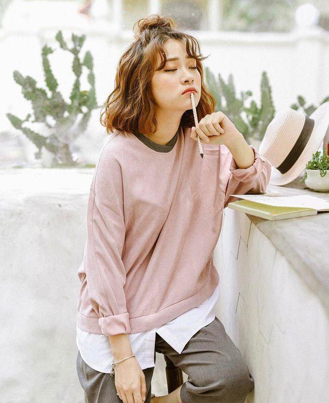 Kiểu tóc mái dễ thương