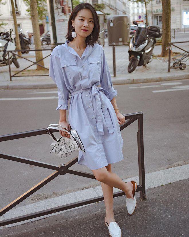 Mẫu váy liền phụ nữ tuổi 30