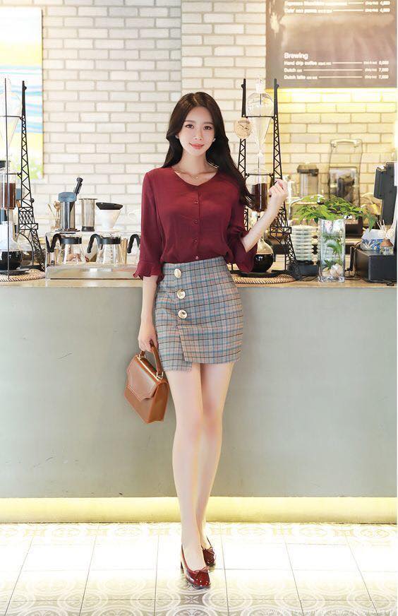 Kiểu áo cổ tròn đẹp