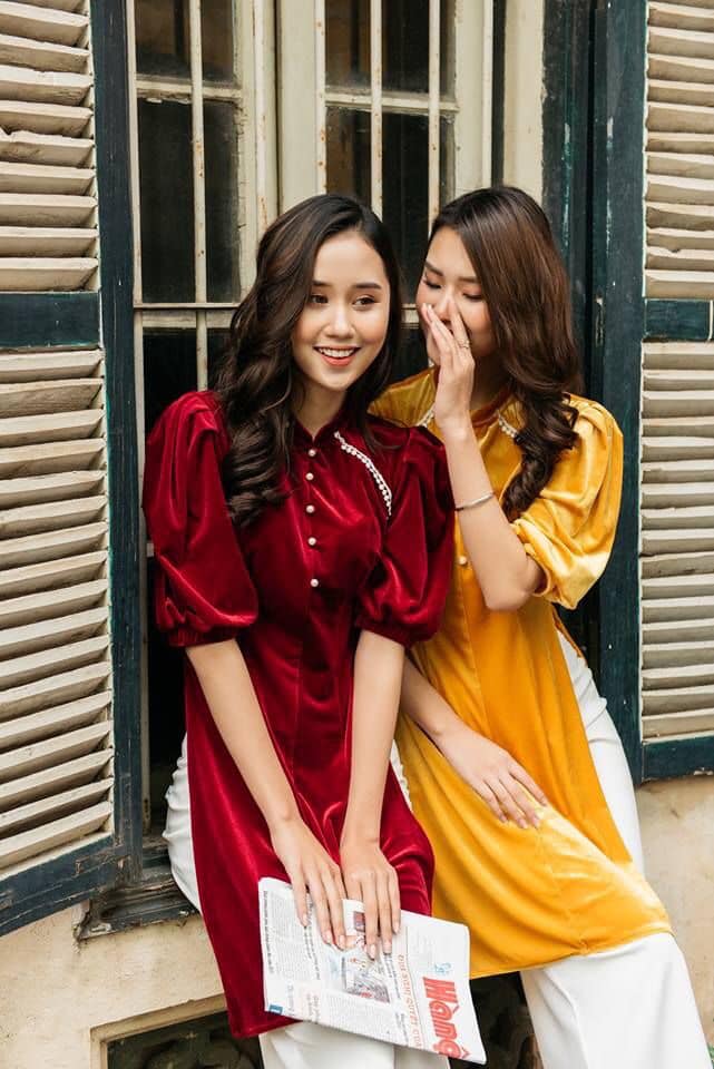 Điểm lại 5 kiểu áo dài cách tân khiến mọi cô nàng mê mẩn 32 - Điểm lại 5 kiểu áo dài cách tân khiến mọi cô nàng mê mẩn, - áo dài cách tân, áo dài chân váy voan, áo dài lửng, áo dài phối voan, áo dài tay phồng, áo dài thêu ruy băng, chân váy - Mỹ phẩm làm đẹp, trang điểm, chăm sóc da hiệu quả an toàn Áo dài cách tân