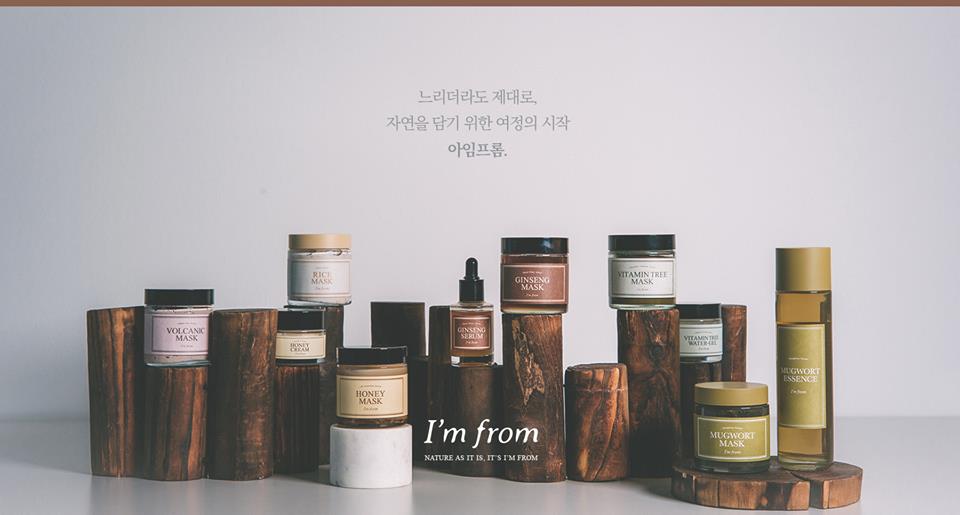 I'm From là thương hiệu mỹ phẩm oganic được yêu thích tại Hàn Quốc.