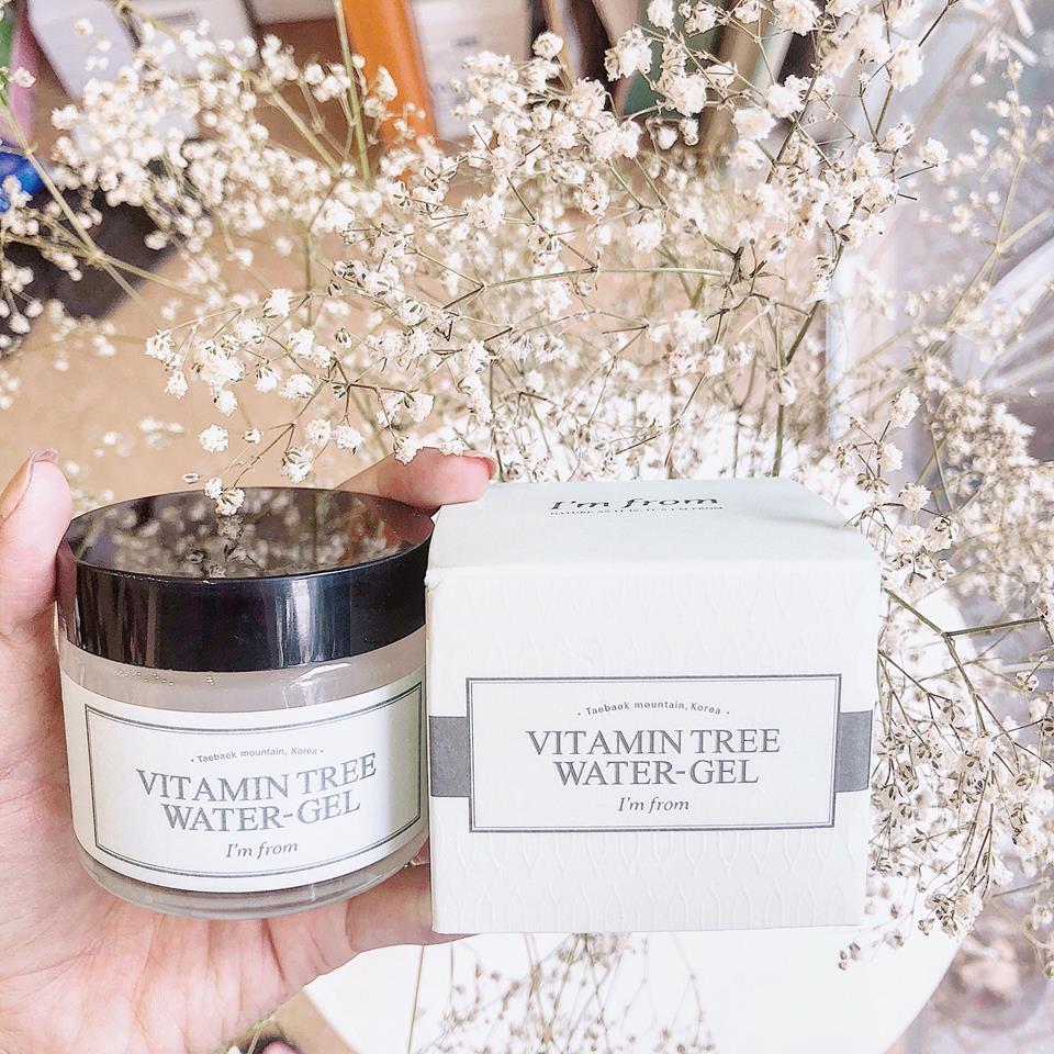 I’m From Vitamin Tree Water Gel có bao bì đơn giản nhưng không kém phần sang trọng