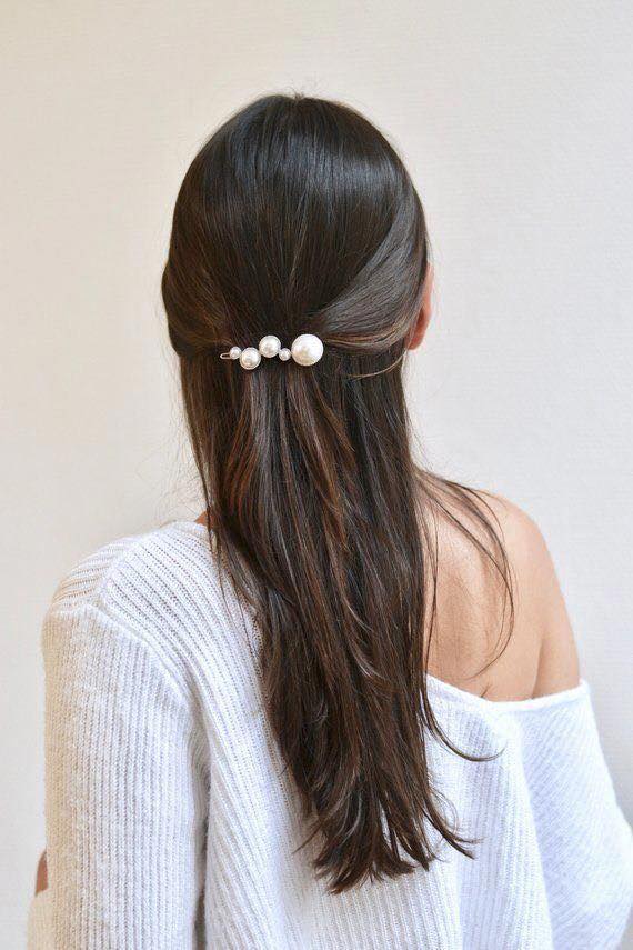 Kẹp tóc ngọc trai