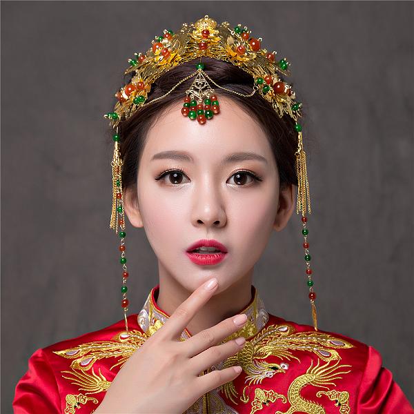 4 kiểu trang điểm cô dâu đẹp và hot nhất năm nay 19 - 4 kiểu trang điểm cô dâu đẹp và hot nhất năm nay, - cô dâu Hàn Quốc, cô dâu Tây, kiểu trang điểm cô dâu, tone cam đất, trang điểm cô dâu, trang điểm cô dâu đẹp - Mỹ phẩm làm đẹp, trang điểm, chăm sóc da hiệu quả an toàn Kiểu trang điểm cô dâu Trung Quốc