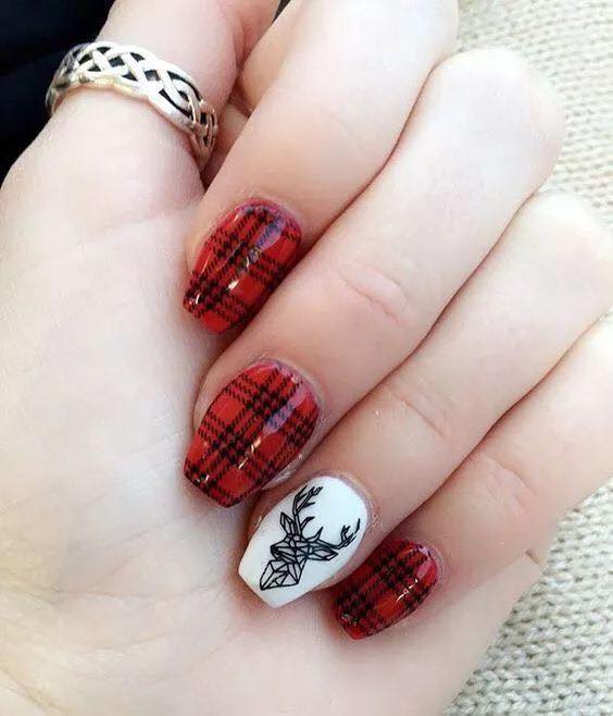 mẫu móng tay giáng sinh