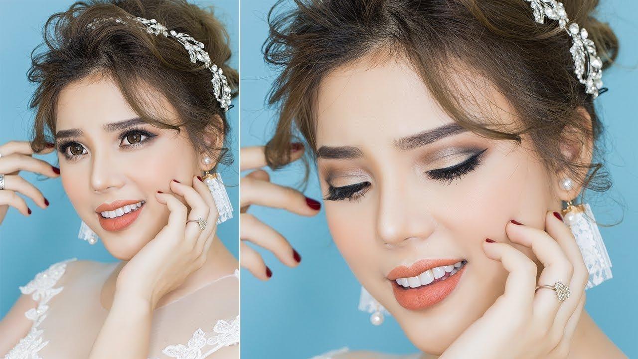 4 kiểu trang điểm cô dâu đẹp và hot nhất năm nay 17 - 4 kiểu trang điểm cô dâu đẹp và hot nhất năm nay, - cô dâu Hàn Quốc, cô dâu Tây, kiểu trang điểm cô dâu, tone cam đất, trang điểm cô dâu, trang điểm cô dâu đẹp - Mỹ phẩm làm đẹp, trang điểm, chăm sóc da hiệu quả an toàn Trang điểm cô dâu phong cách Tây